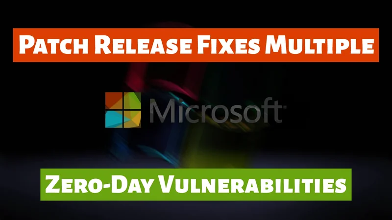 Microsoft Released Patch for Windows Zero-Day Vulnerability