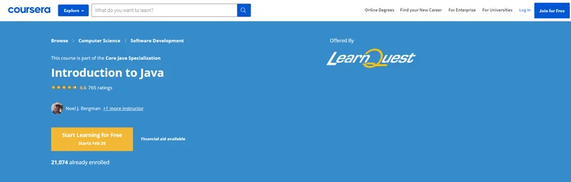 Java Programming Courses