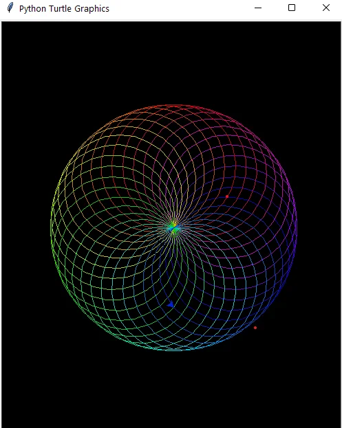Draw Circle patterns using Python.