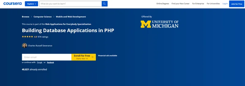 Best Coursera PHP Programming Courses